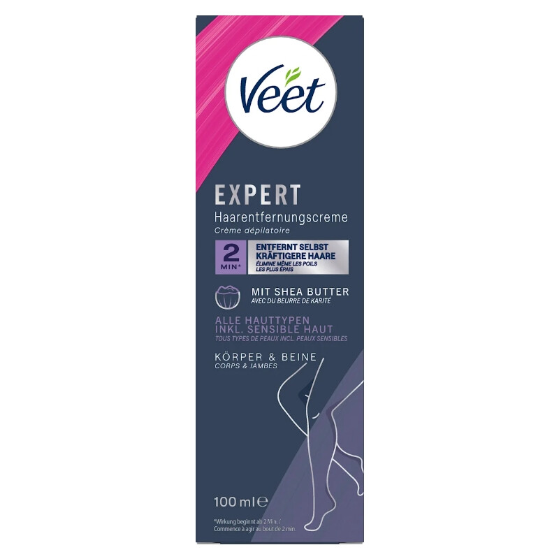 Veet EXPERT Haarentfernungscreme Körper & Beine 100 ml