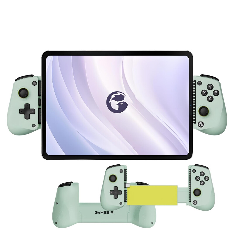 GameSir X5 Lite bedrade mobiele gamecontroller met Type-C-aansluiting, compatibel met iPhone 16/15-serie/iPad mini/Android-apparaten, mosterdgeel