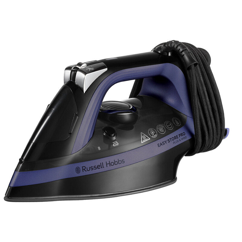 Russell Hobbs 26731 Easy Store Pro Dampfbügeleisen, 2400 W, One-Temp-Technologie, 200 g/min Dampfstoß, Keramikbügelsohle, 320 ml …