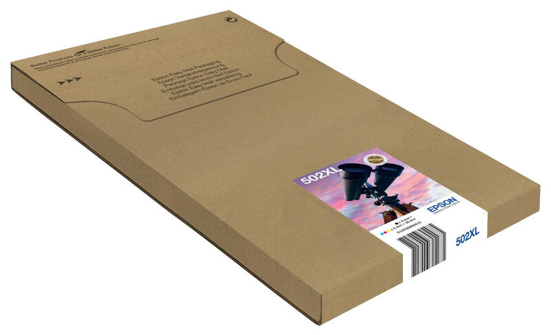 Epson 502XL EasyMail inktcartridge, 1 stuk, originele hoge (XL) capaciteit, zwart, cyaan, magenta, geel