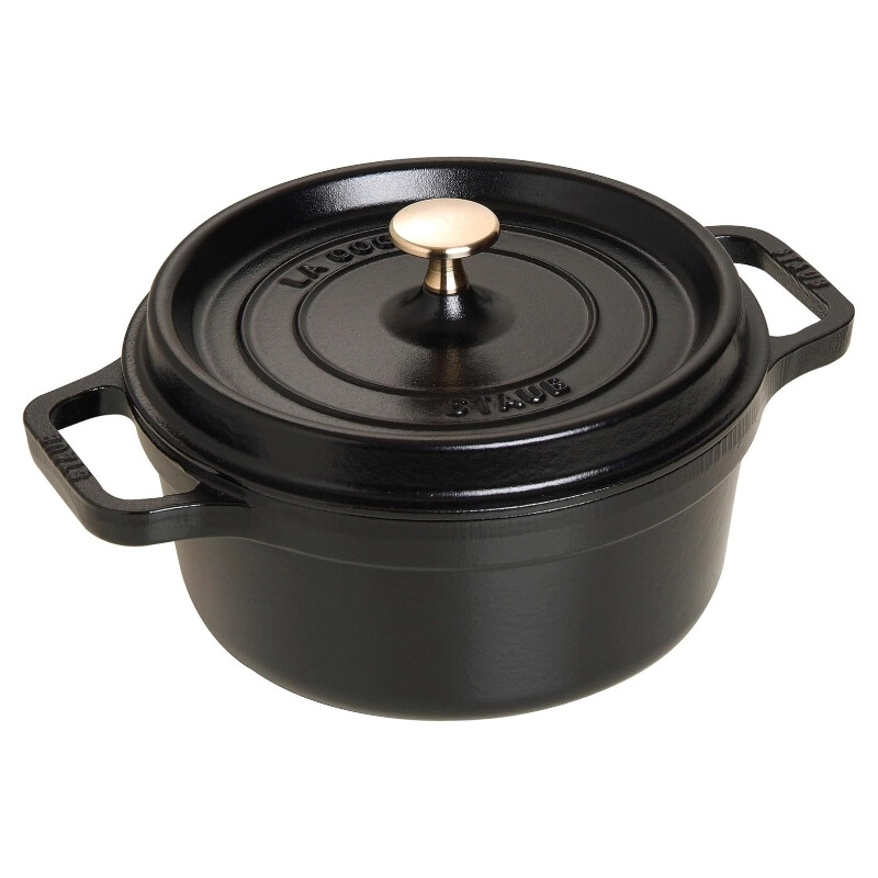 STAUB Cocotte Classic Emaille Gusseisen Bräter – Mit Deckel – 22 cm – 2,6 L