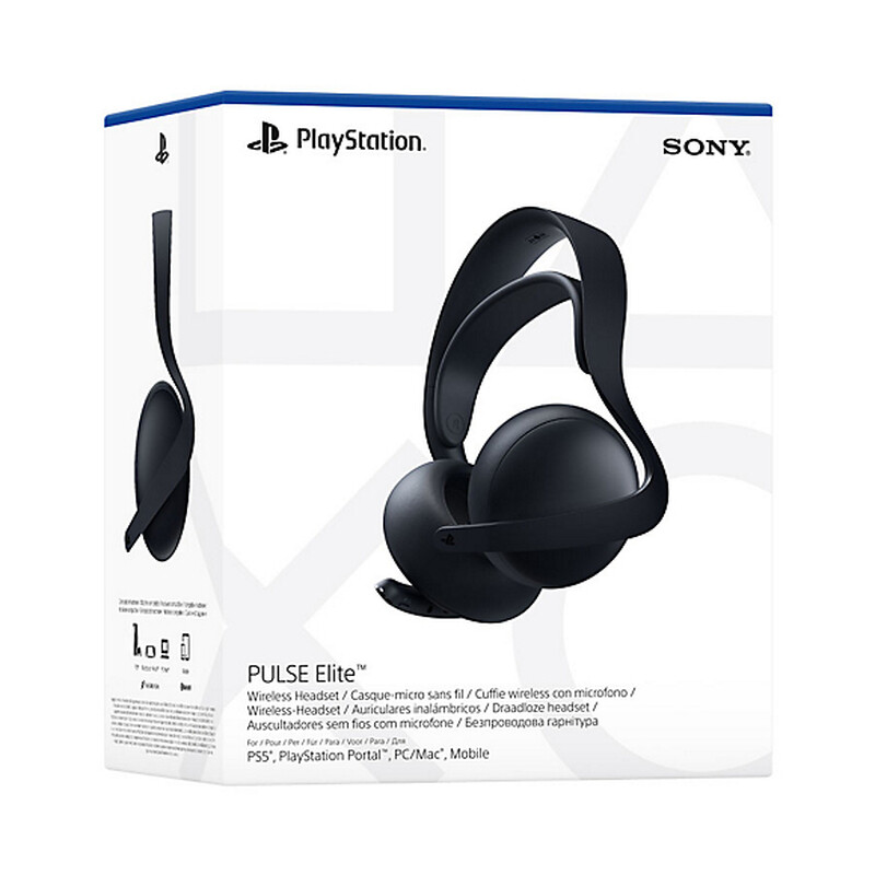 Sony PlayStation Pulse Elite Over-ear Draadloze Headset Met Ruisonderdrukking - Midnight Black