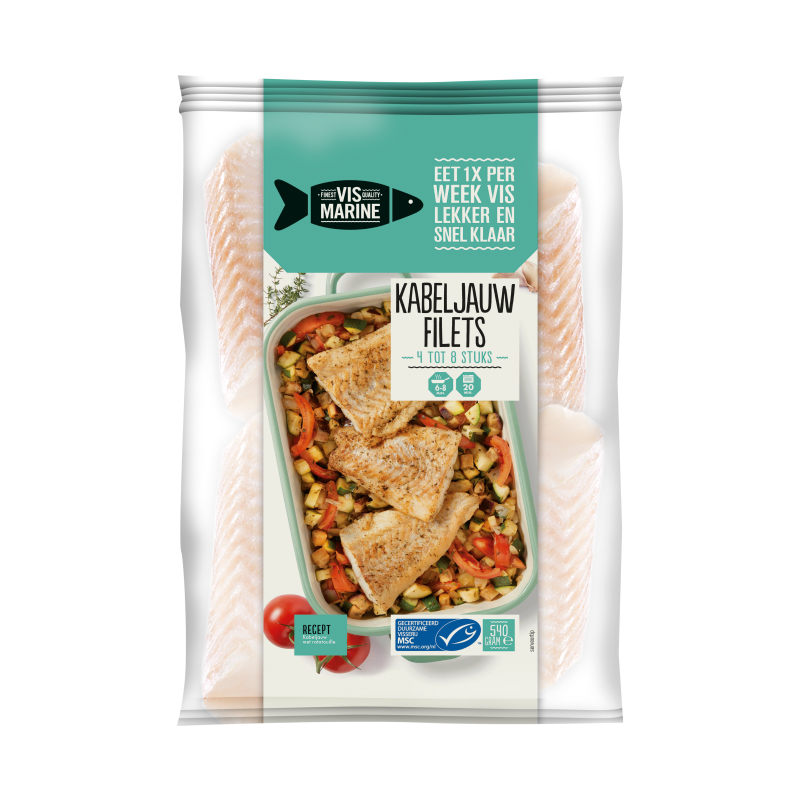 Vismarine Kabeljauwfilets - 540 g