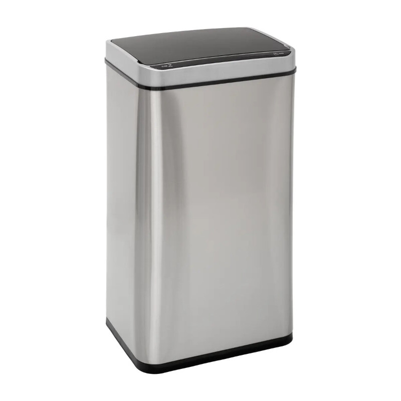 5Five Sensor rechteckiger Edelstahl-Automatikabfalleimer 40 l