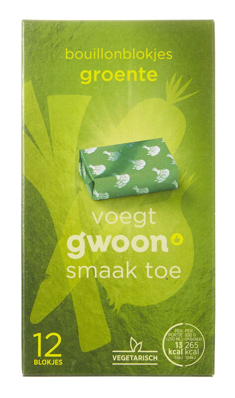 G'woon Groentebouillonblokjes - 120 g