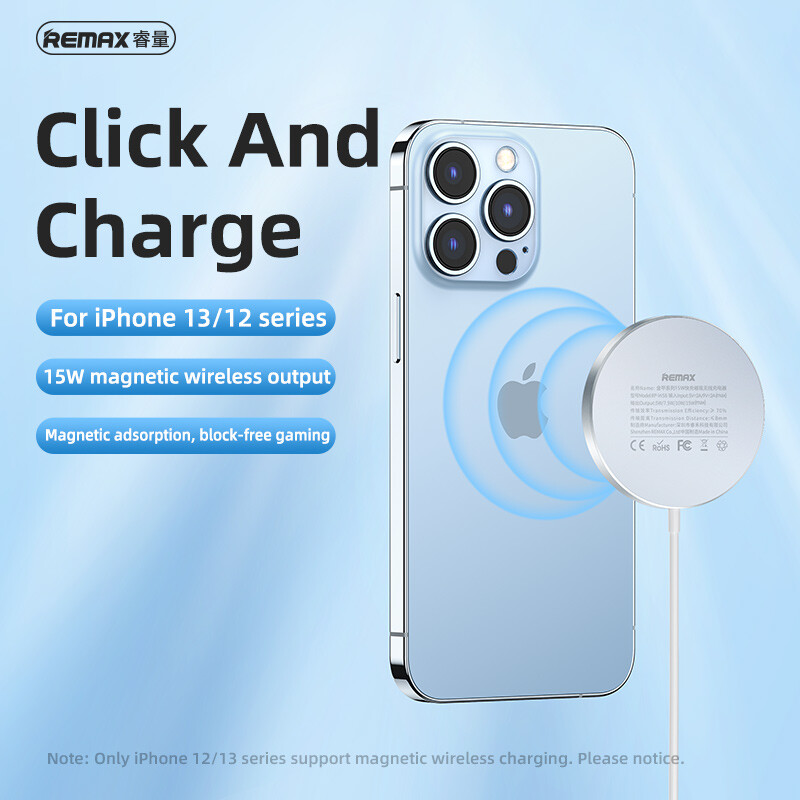 Remax White 15W Magnetic Wireless Charger