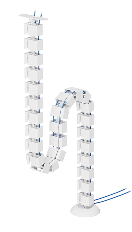 Neomounts ADS06-130 WH Kabelgeleider - schroefbevestiging - universeel