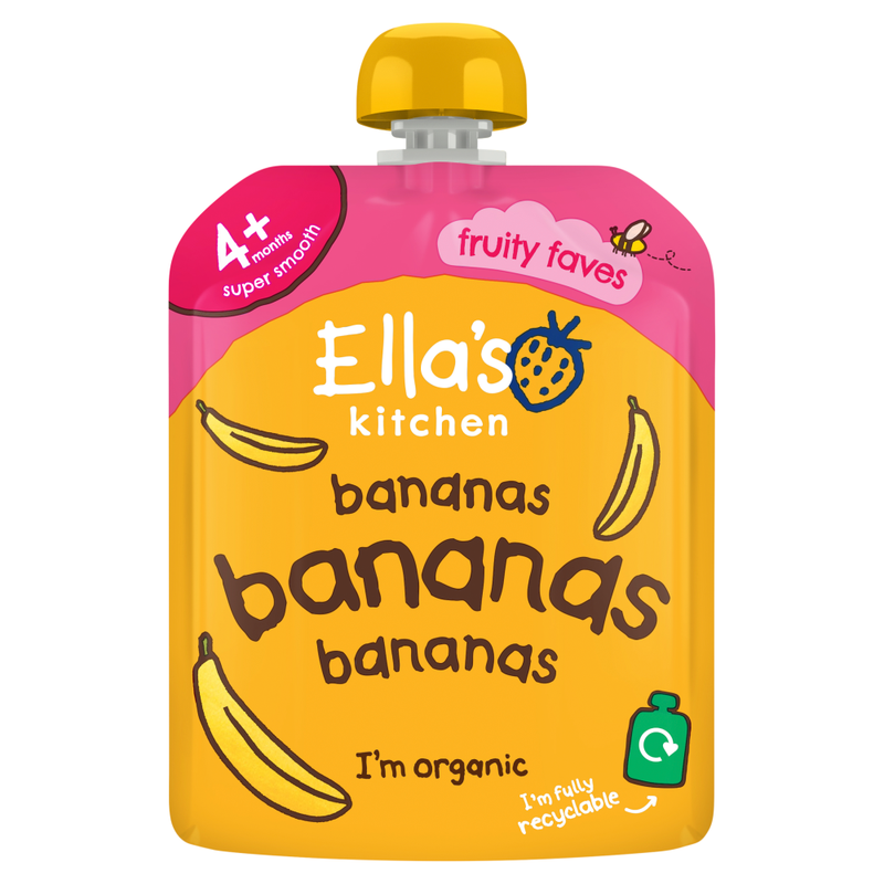 Ellas Kitchen Bananas 4+ Months 70g