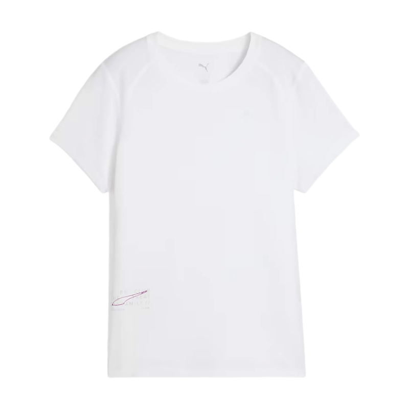 Puma Women's Run Graphic Mesh Tee - Puma White