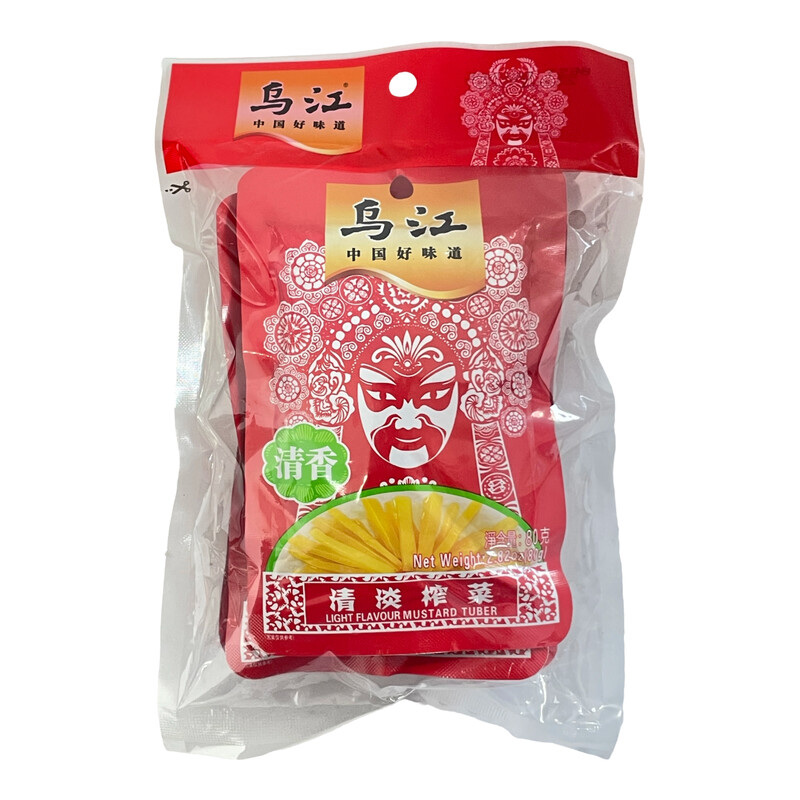 WuJiang - Light Pickled Mustard Tubers (Fragrant) 80G*4