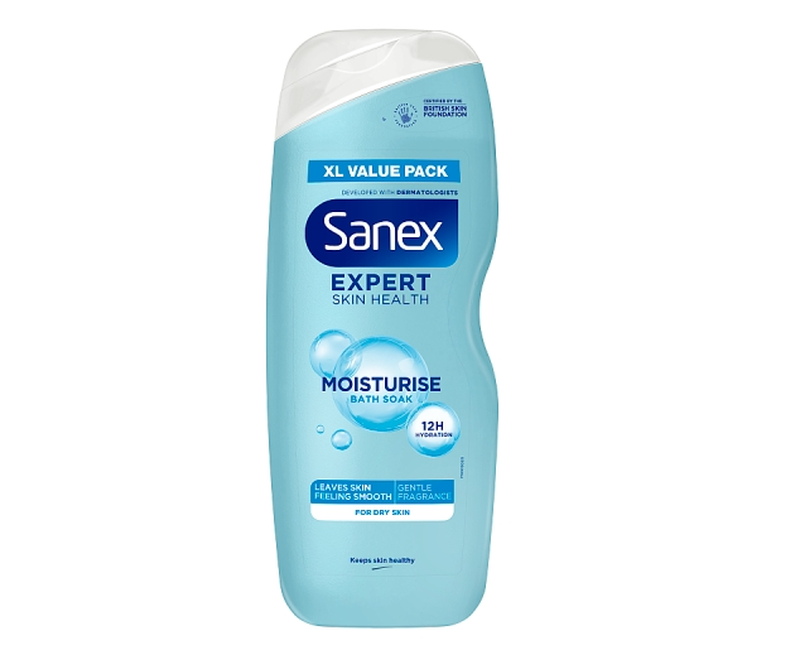 Sanex Expert Skin Health Moisturising Bath Soak 570Ml