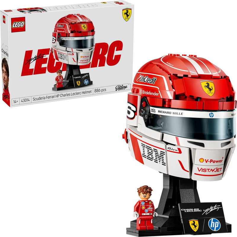 LEGO Editions Formula 1 43014 Scuderia Ferrari HP Charles Leclerc Helm