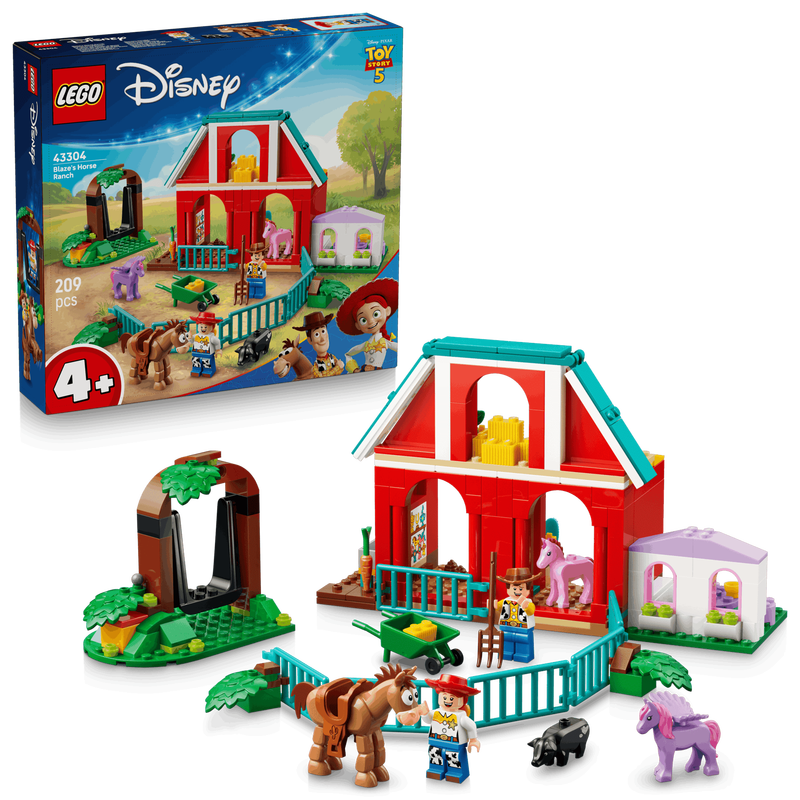LEGO Disney Pixar 43304 Blaze's Paardenranch
