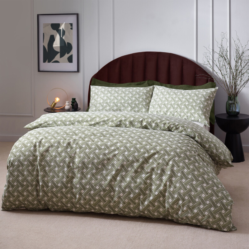 Duvet Cover Set Alexa Olive King