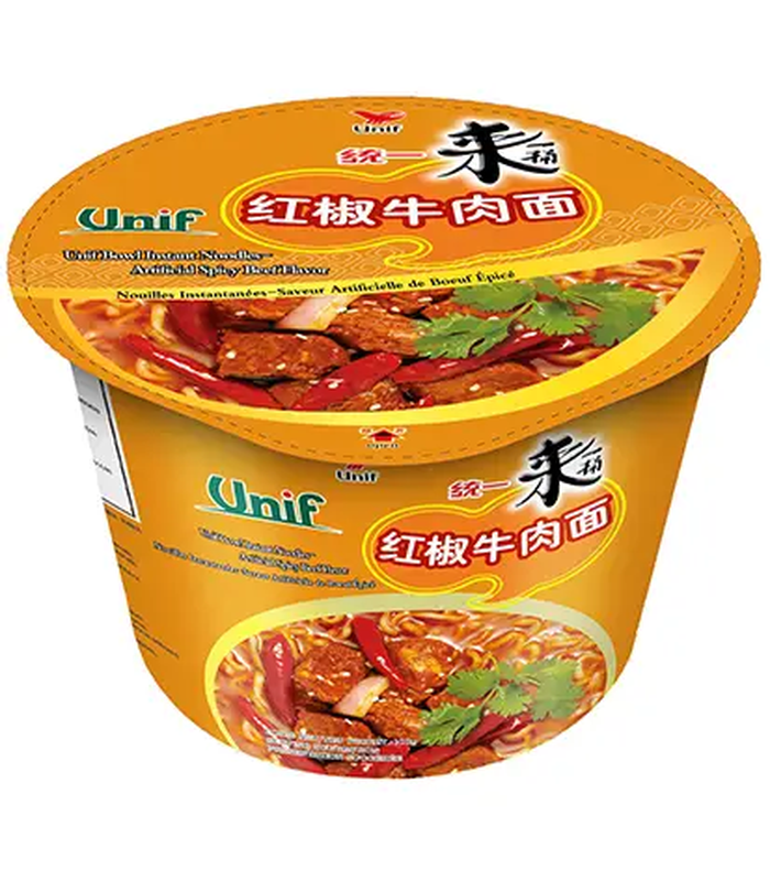 Unif Instantnudeln (Schale) - scharfes Rindfleisch 110g