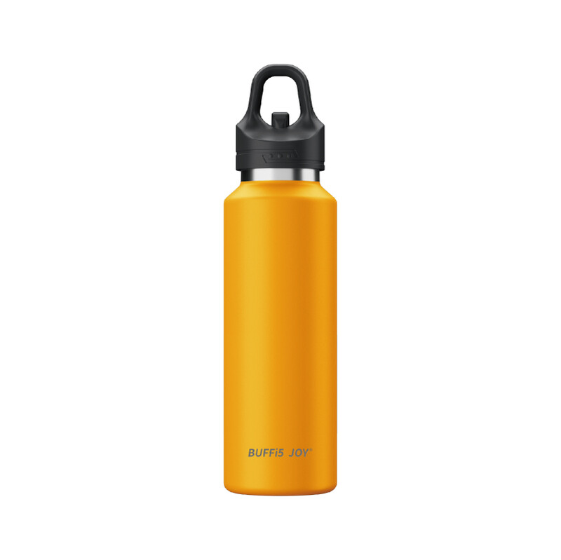 BUFFi5 JOY Thermobecher ohne Henkel, 580 ml, orange