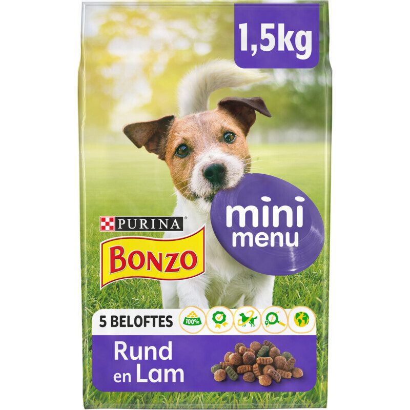 Bonzo Mini Menu Adult rund en lam