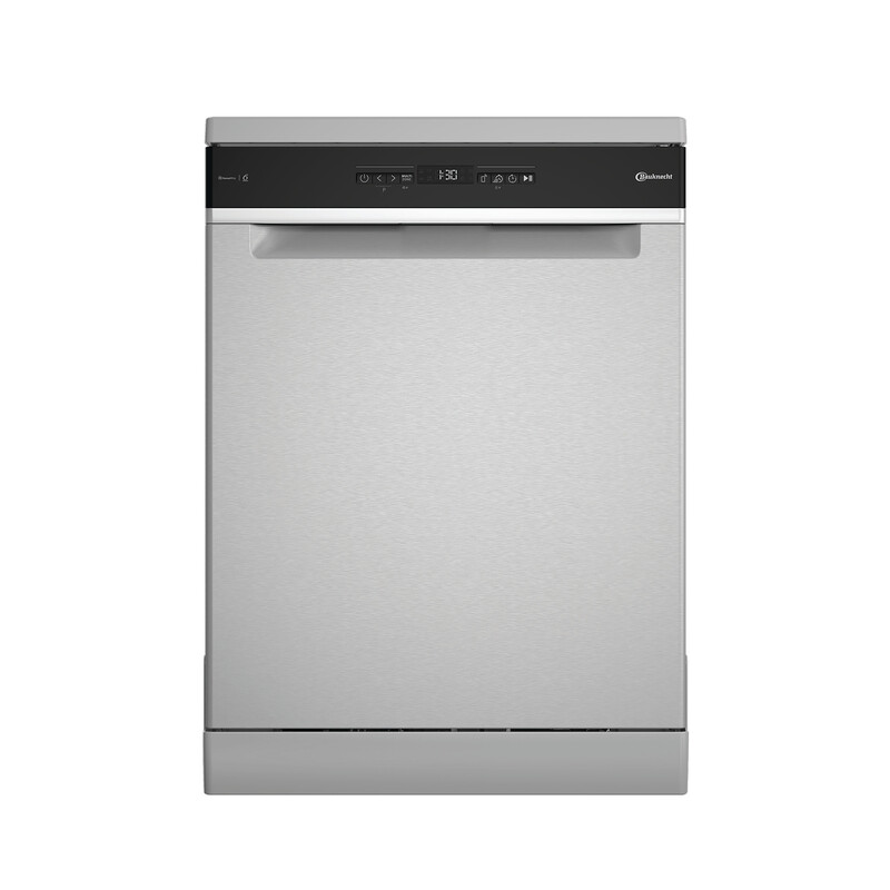 Bauknecht Freistehender Geschirrspüler mit 14 Maßgedecken, ActiveDry, Energieklasse B, 41 dB, Edelstahl – Modern & leise