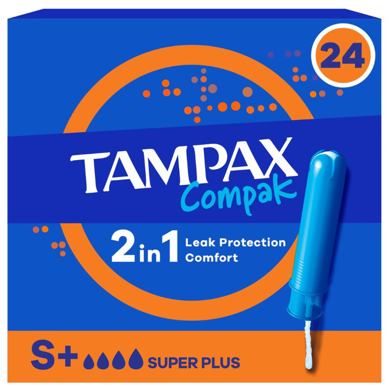 Tampax compak super plus tampons avec applicateur x24 - vue 2