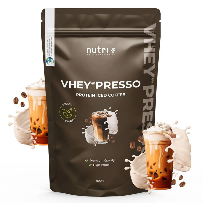 Nutri+ VHEYpresso Proteinkaffee Pulver 800g Iced Pumpkin Spice Latte