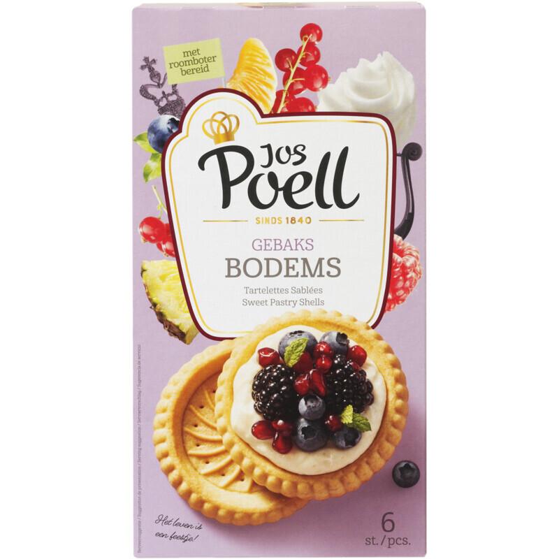 Jos Poell Taartbodems 6 stuks