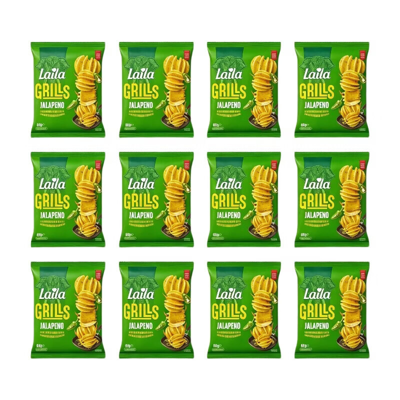 Laila Jalapeno Grills 12x80g