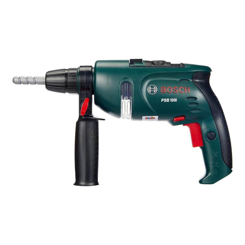 Theo Klein 8413 Bosch Bohrmaschine | Batteriebetriebene rotierende Bohrmaschine | Mit Sound- und Lichteffekten | Abmessungen: 28,5 cm x 4,5 cm x 16 cm | Spielzeug für Kinder ab 3 Jahren