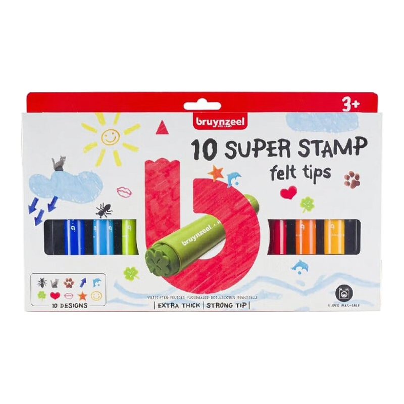 BRUYNZEEL Kids 10 Filzstifte