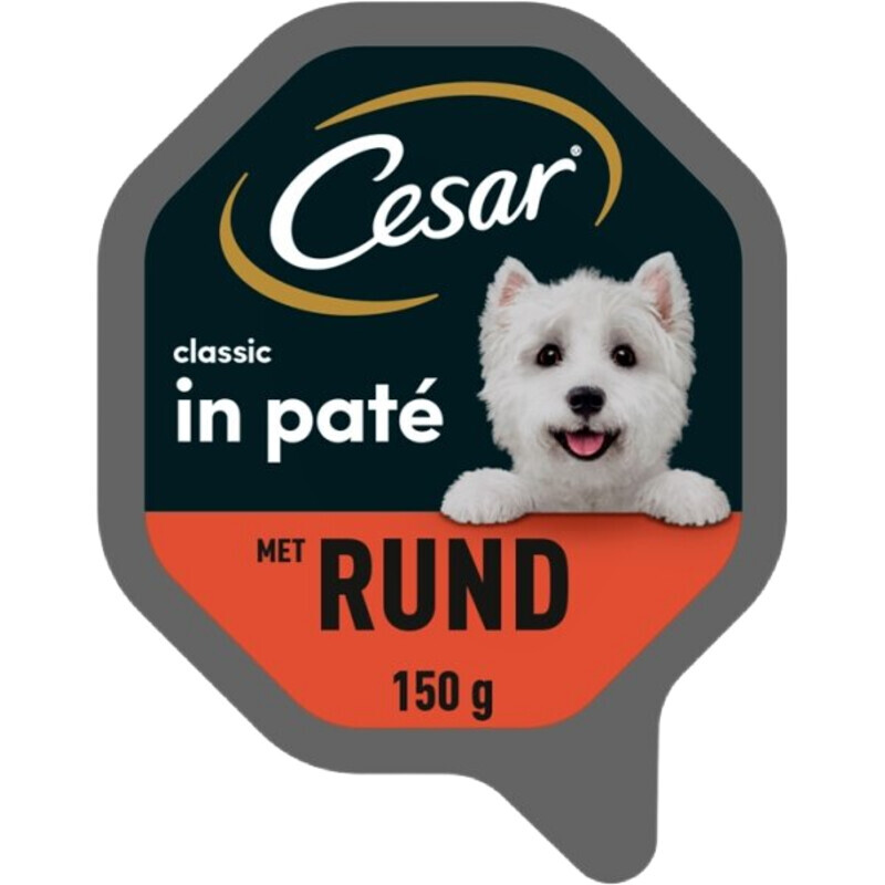 Cesar Alu Classic Nat Hondenvoer Rund 150g