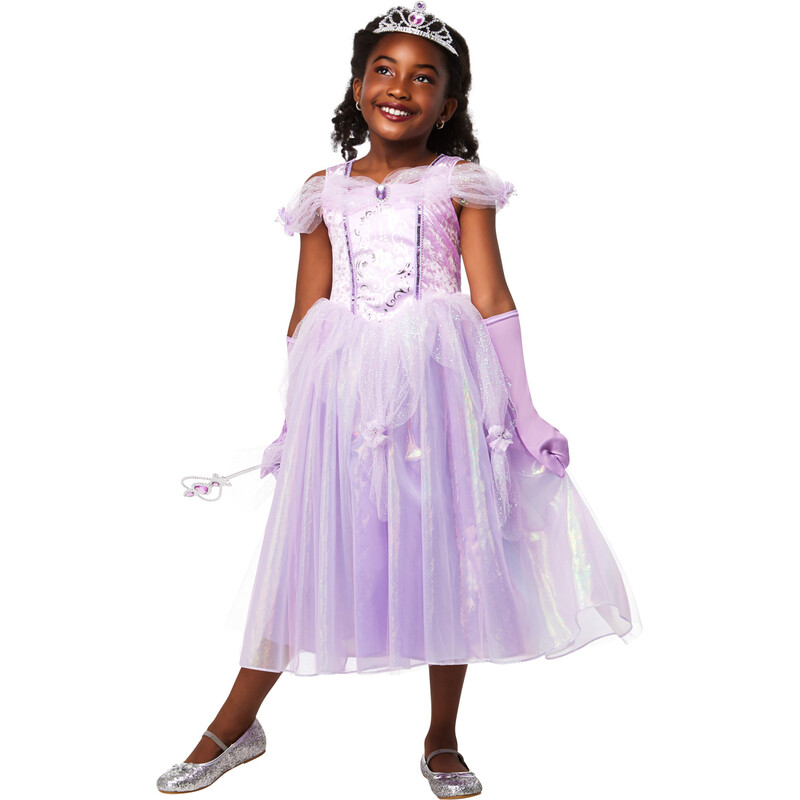 Purple Princess Dress Up Costume 3-4 Years