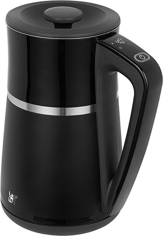 LAFE CEG020 - Snoerloze waterkoker 1.7L met temperatuurregeling en dubbele wanden - zwart