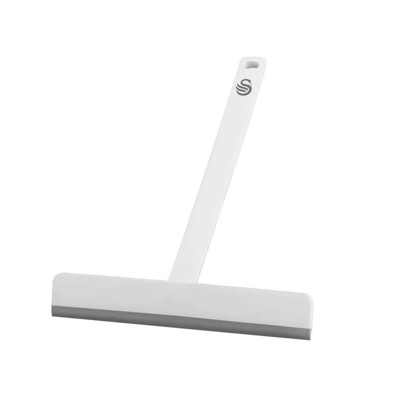 Elevate Seamless Squeegee with Flexible Precision Rubber Blade， White
