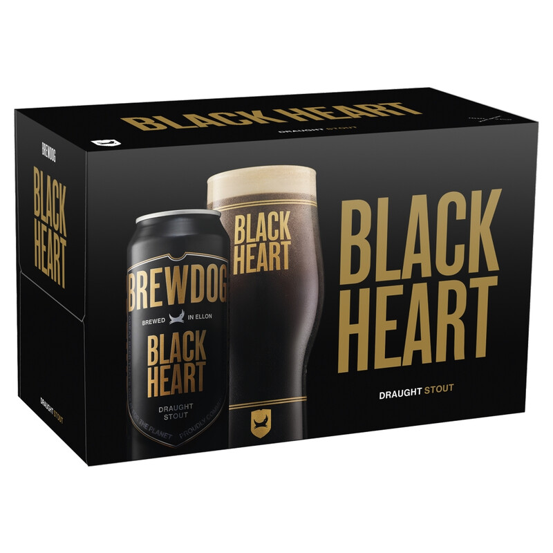 Black Heart Draught Stout 8 X 440ml