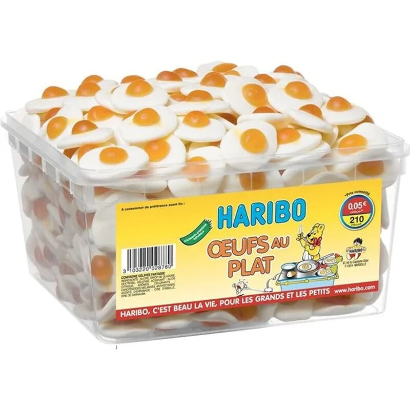 Générique Bonbon Haribo Oeuf au Plat