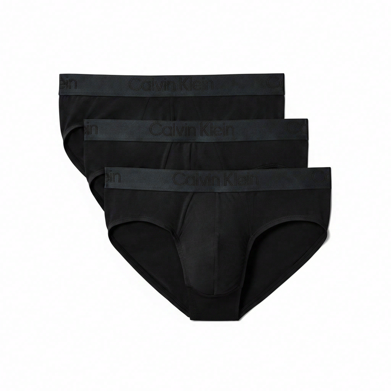 Calvin Klein hip slip UB1 3-delig pakket - zwart - heren - XL