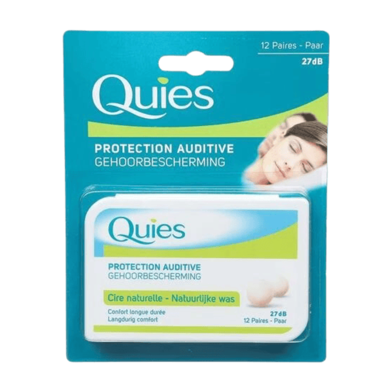 Protection Auditive Cire Naturelle 27 Db Quies La Boite De 12 Paires - vue 2