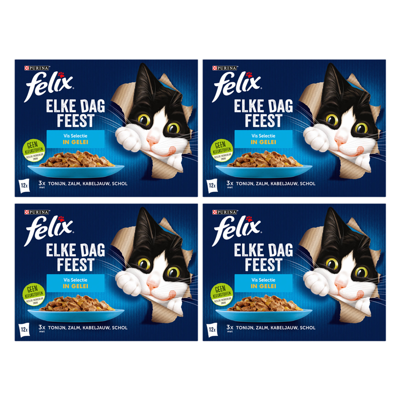 Felix Nourriture premium pour chats Mélange de poissons 12  4 = 48 × 85 g  4