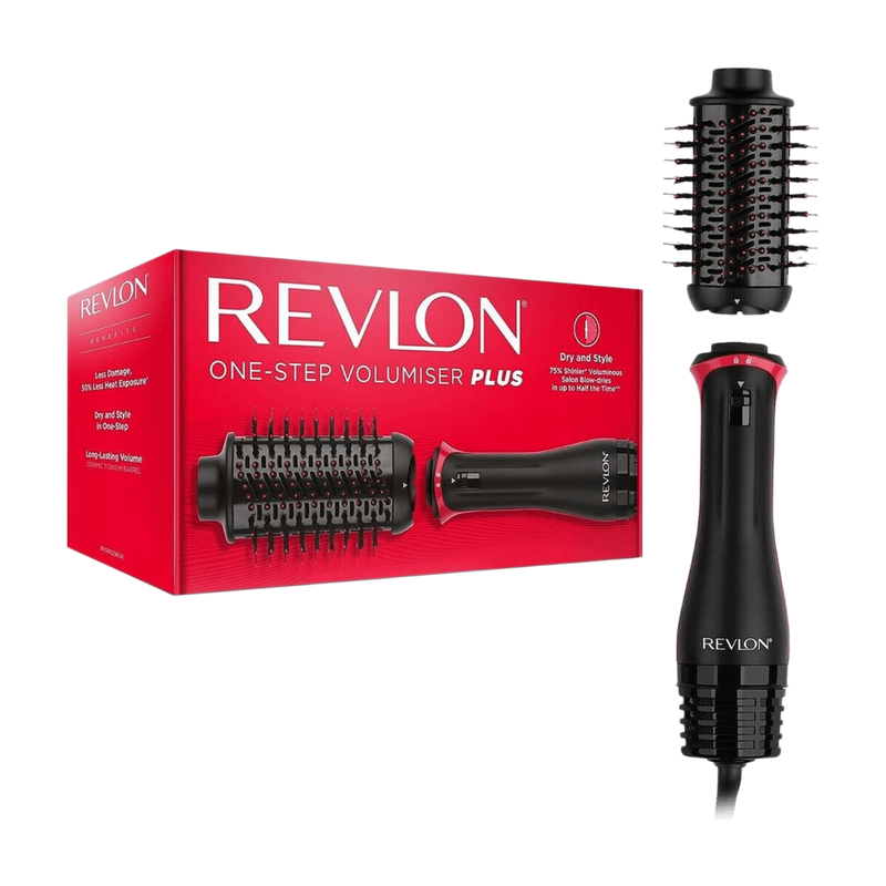 Revlon One Step Voluminiser Plus Heißluftbürste: Voluminöse Locken und glänzendes Finish mit Ionen-Technologie für zu Hause