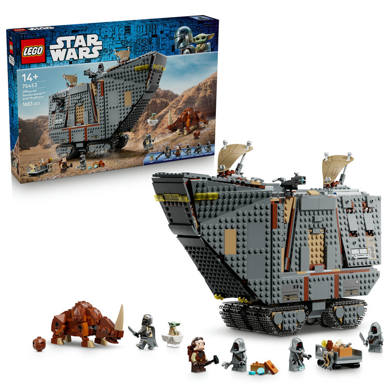 LEGO Star Wars TM 75453 Le Sandcrawler™ d'Offworld et le Mudhorn