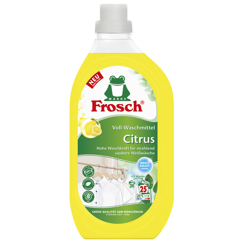 Frosch Voll-Waschmittel Citrus 1,5L (FL)