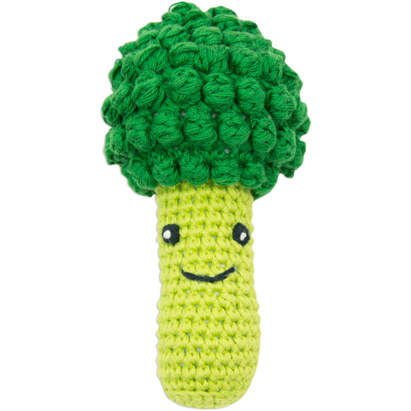 Crochet Rattle Broccoli