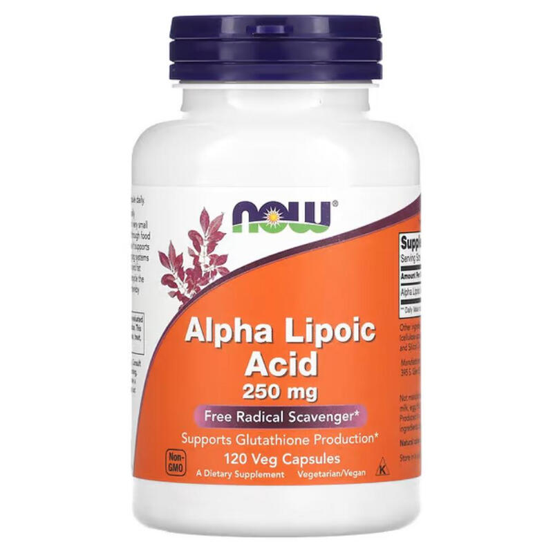 Alpha Lipoic Acid Antioxidant 250 mg - 120 Vegan Capsules