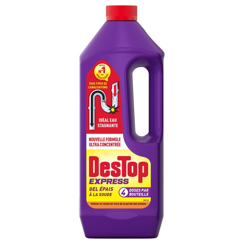 Destop déboucheur gel express 950ml - vue 1