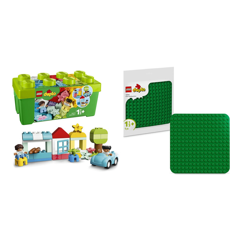 LEGO Duplo Steenbox & Groene Plaat set