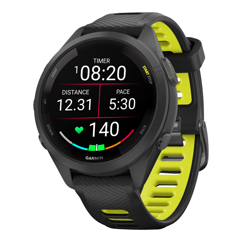 Garmin Forerunner 265S - Sporthorloge met GPS - Geschikt voor hardlopen - 42 mm - Zwart