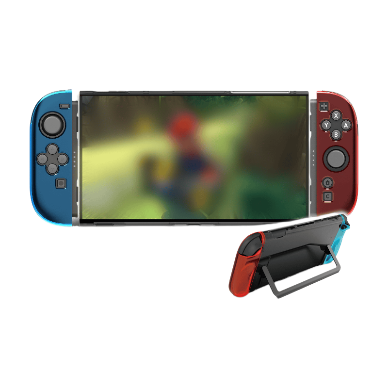 AKUMA GAMING Station d'accueil compatible SWITCH2 CYBER S09, Rouge/Bleu