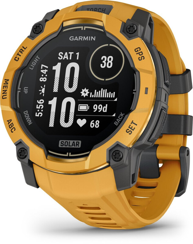 GARMIN Instinct 3 - solar GPS - smartwatch - 50 mm - Sunburst