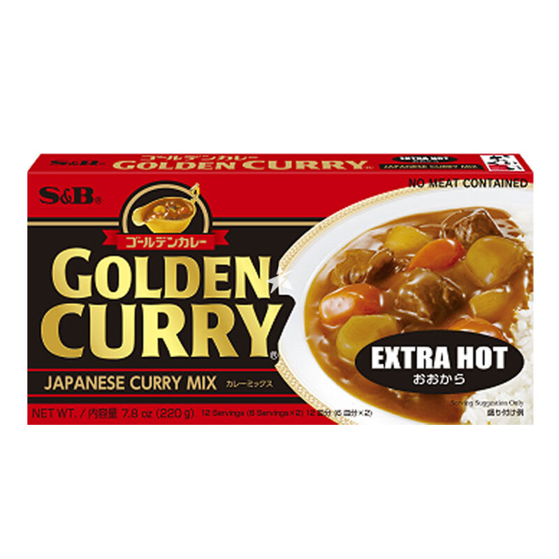 Golden Curry Extra Hot 220g