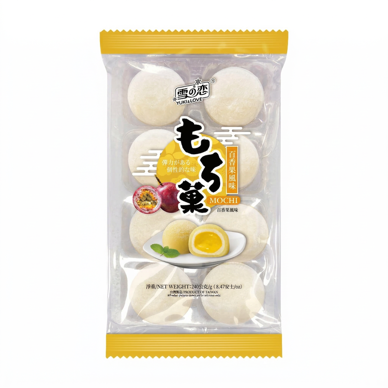 Yuki & Love Passion Fruit Flavored Mochi 240G