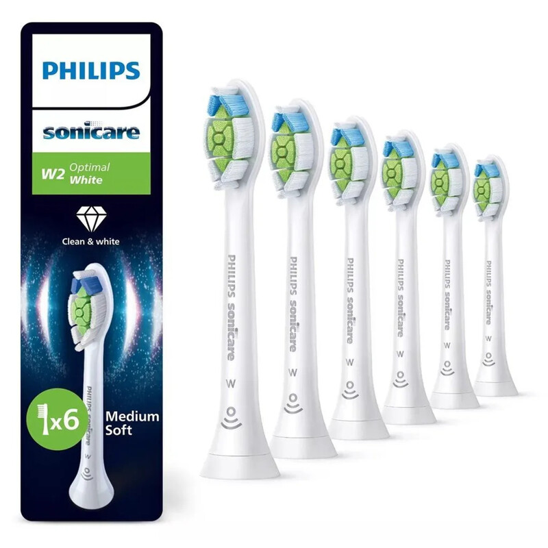 Philips Sonicare W2 Optimal White Zahnbürstenköpfe – Weiß – 6er-Pack - Bild 2